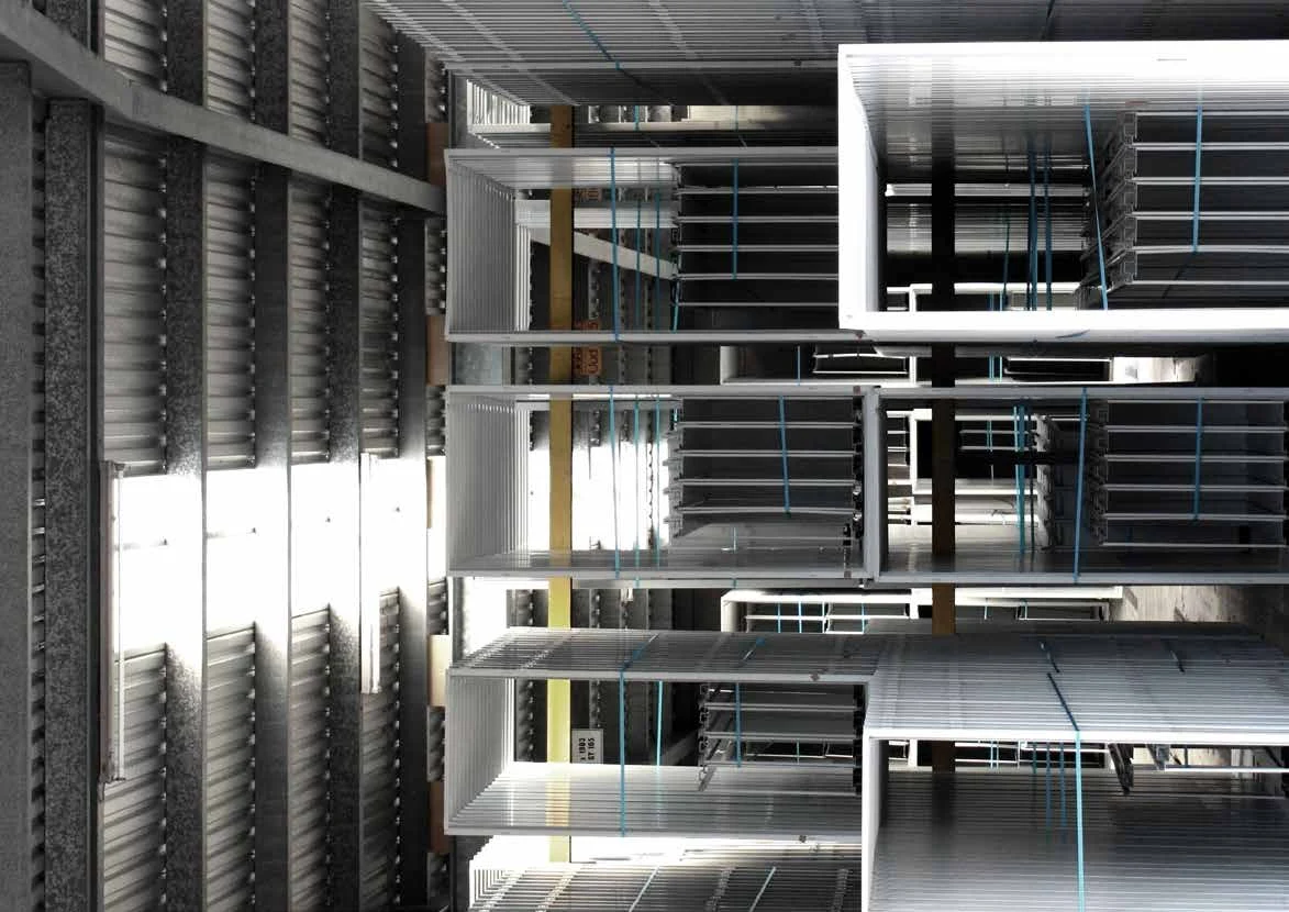 BIM-Modell eines Gebäudes mit Türen und Zargen aus dem BOS-Kompendium