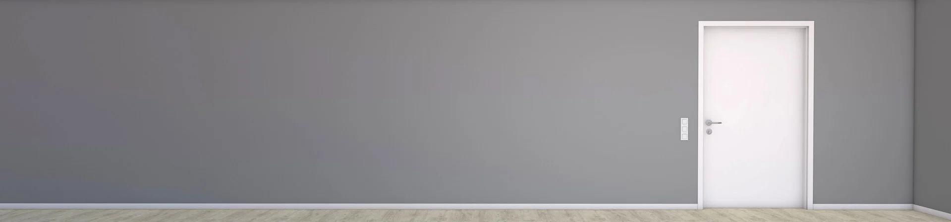 EasyFix-Zarge in einer grauen Wand