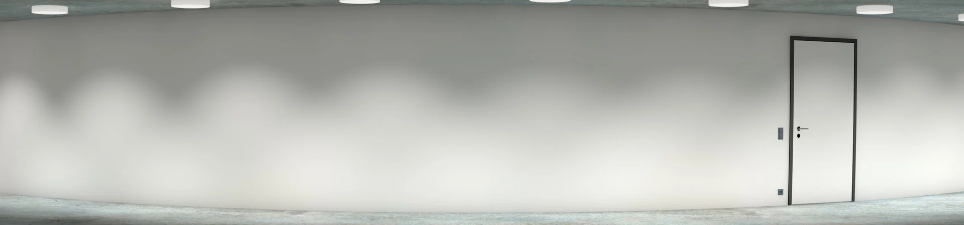 Radienwandzarge in einer gebogenen Wand