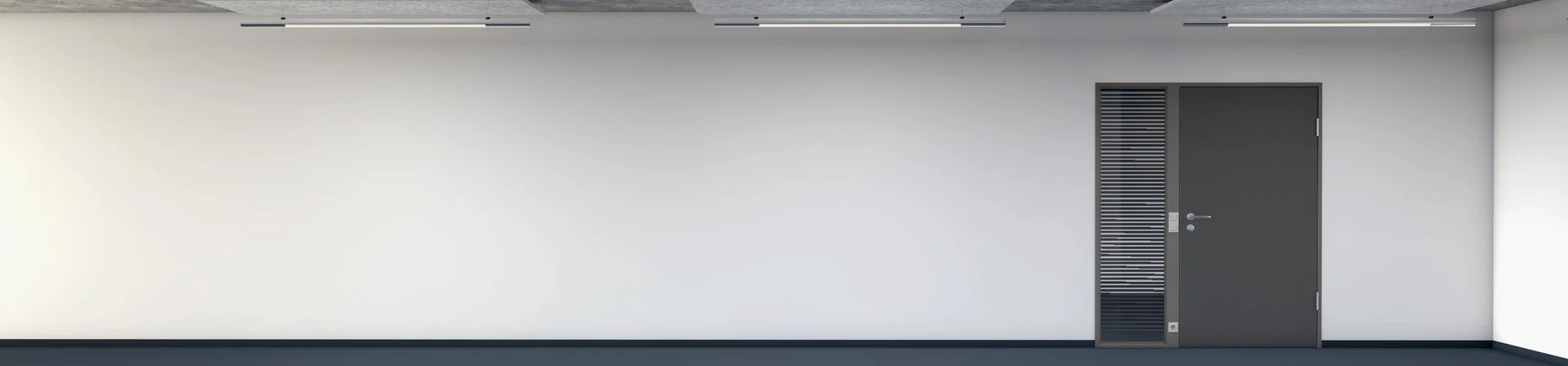Schalterblendenzarge mit Platz für Schalter neben der Tür