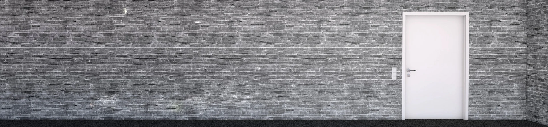 SolidFix-Klemmfutterzarge vor einer Natursteinwand
