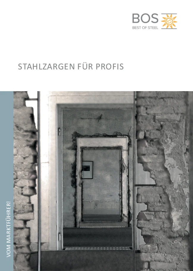 Titel des Prospekts Stahlzargen für Profis