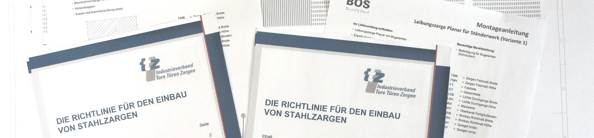 TTZ-Richtlinien für den Einbau von Stahlzargen